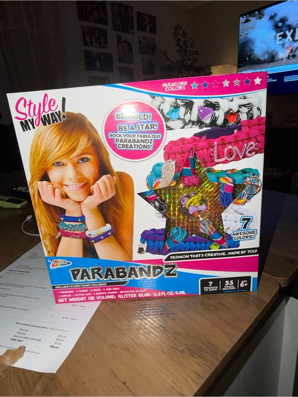 Parabandz Kids Bracelet Craft Kit - Pink